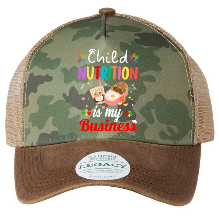 Child Nutrition Is My Business School Cafeteria Lunch Lady Legacy Tie Dye Trucker Hat