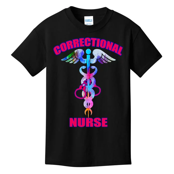 Correctional Nurse Jails Prisons Inmate Care Rn Lpn Nursing Kids T-Shirt