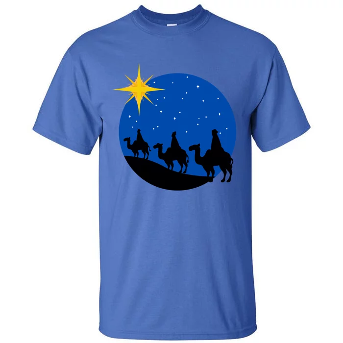 Christmas Nativity Jesus Birth The Three Wise Gift Tall T-Shirt