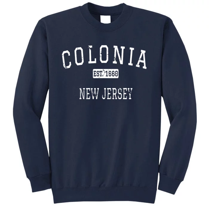 Colonia New Jersey Nj Vintage Tall Sweatshirt