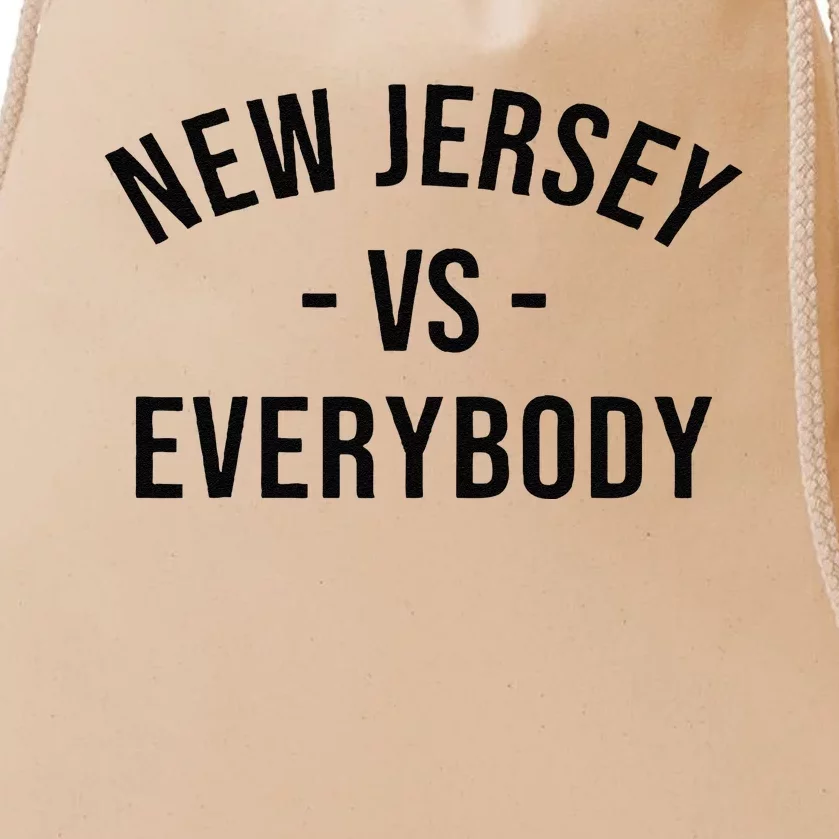 Cute New Jersey Vs Everybodys Gift Drawstring Bag