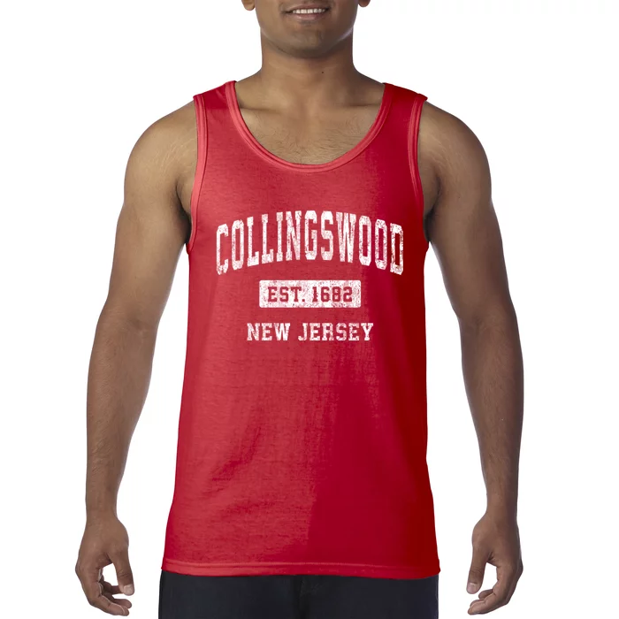 Collingswood New Jersey Nj Vintage Sports Tank Top