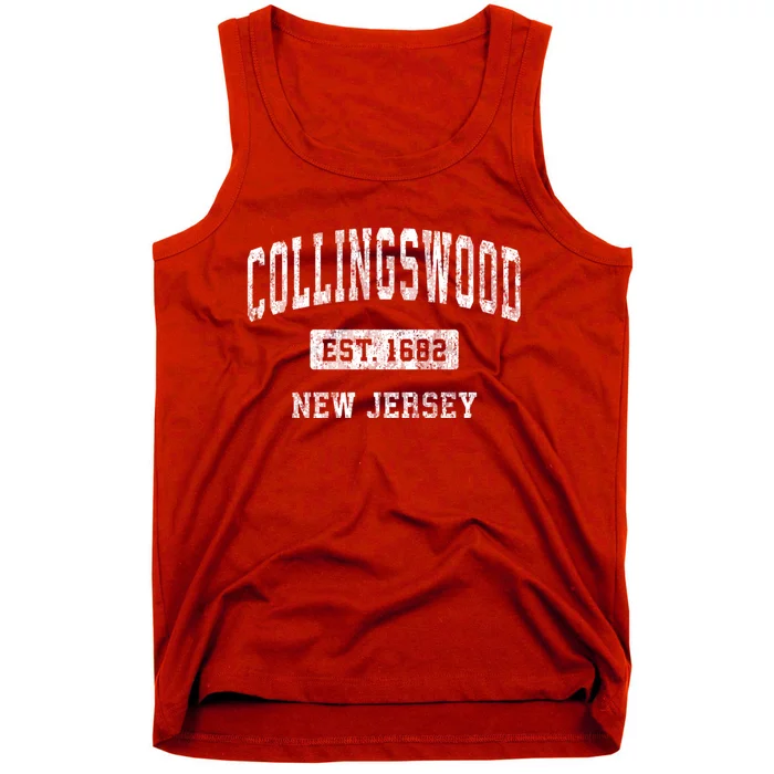 Collingswood New Jersey Nj Vintage Sports Tank Top