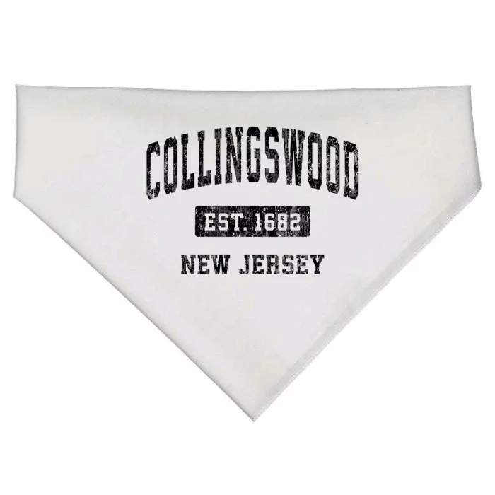 Collingswood New Jersey Nj Vintage Sports USA-Made Doggie Bandana