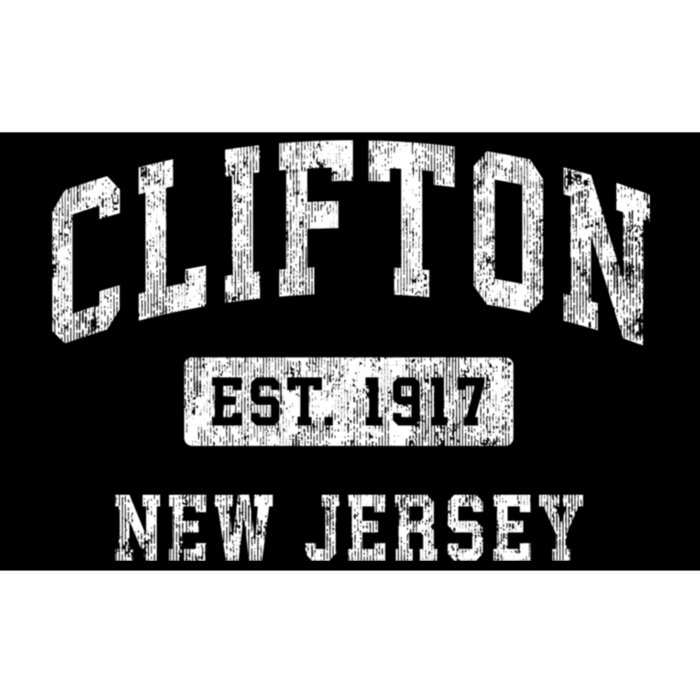 Clifton New Jersey Nj Vintage Established Bumper Sticker