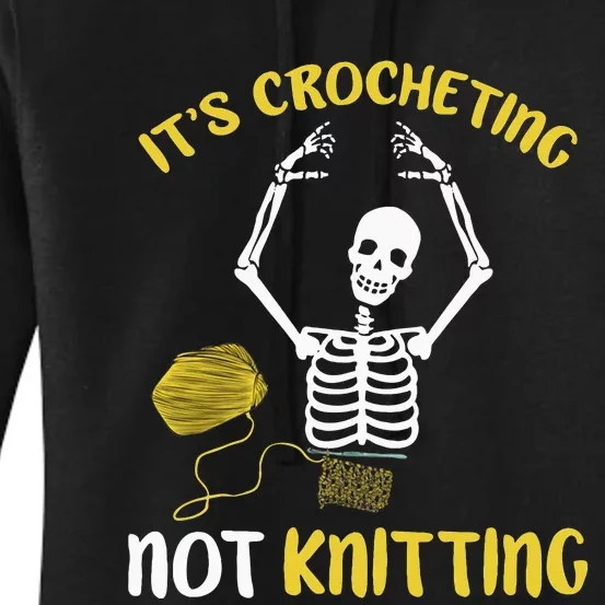 Crocheting Not Knitting Crocheter Crochet Women's Pullover Hoodie