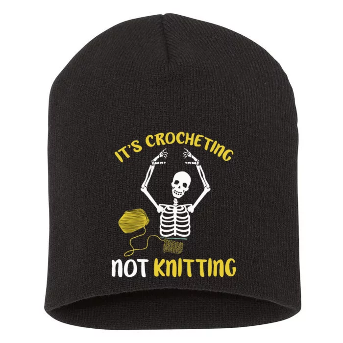 Crocheting Not Knitting Crocheter Crochet Short Acrylic Beanie