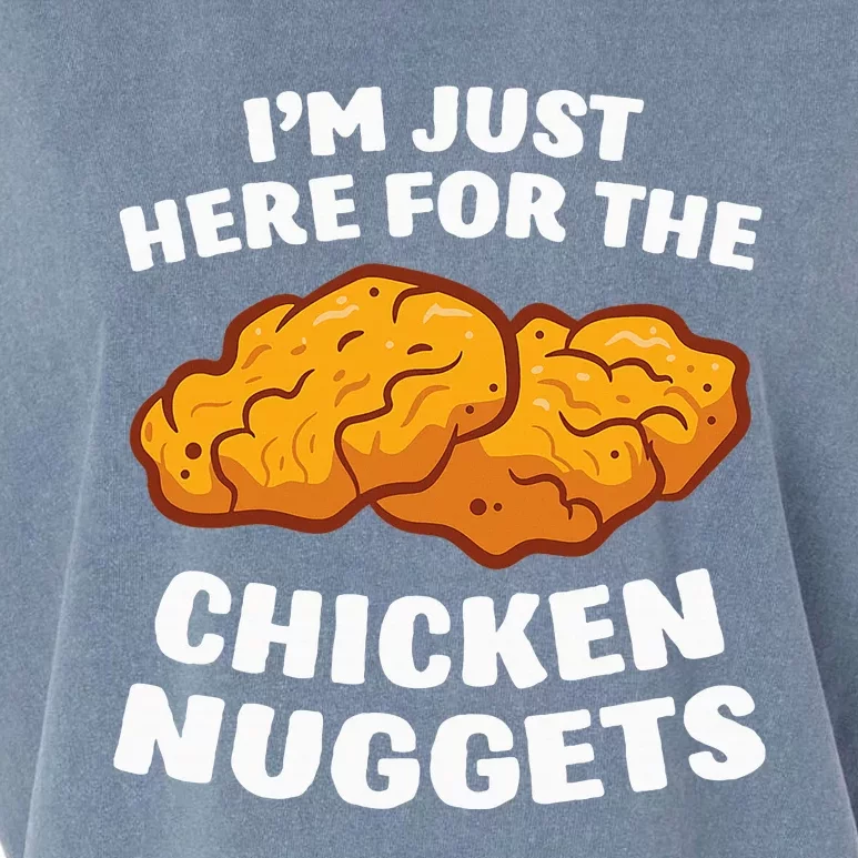 Chicken Nuggets Lover IM Just Here For The Chicken Nuggets Garment-Dyed Women's Muscle Tee