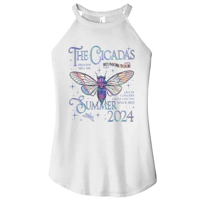 Cicada Nature Lover The Cicadas Reunion Summer 2024 Women’s Perfect Tri Rocker Tank