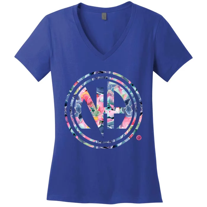 Cool Na Logo Narcotics Anonymous Na Aa Funny Gift Women's V-Neck T-Shirt