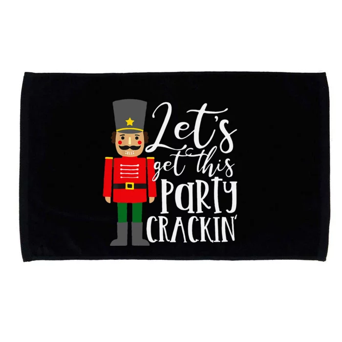 Crackin' Nutcracker Merry Christmas Decoration Microfiber Hand Towel