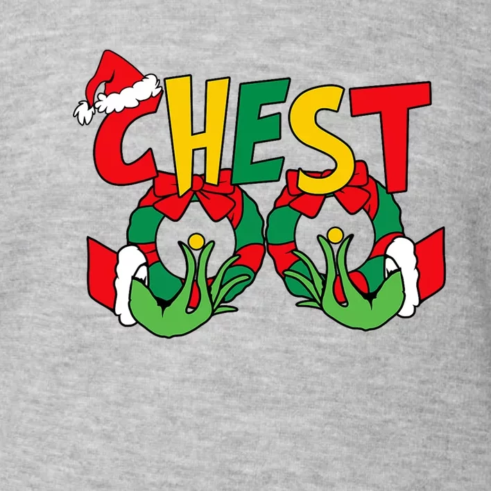 Chest Nuts Matching Chestnuts Funny Christmas Couples Nuts Toddler Sweatshirt