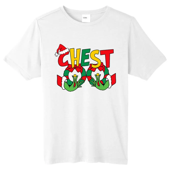 Chest Nuts Matching Chestnuts Funny Christmas Couples Nuts ChromaSoft Performance T-Shirt