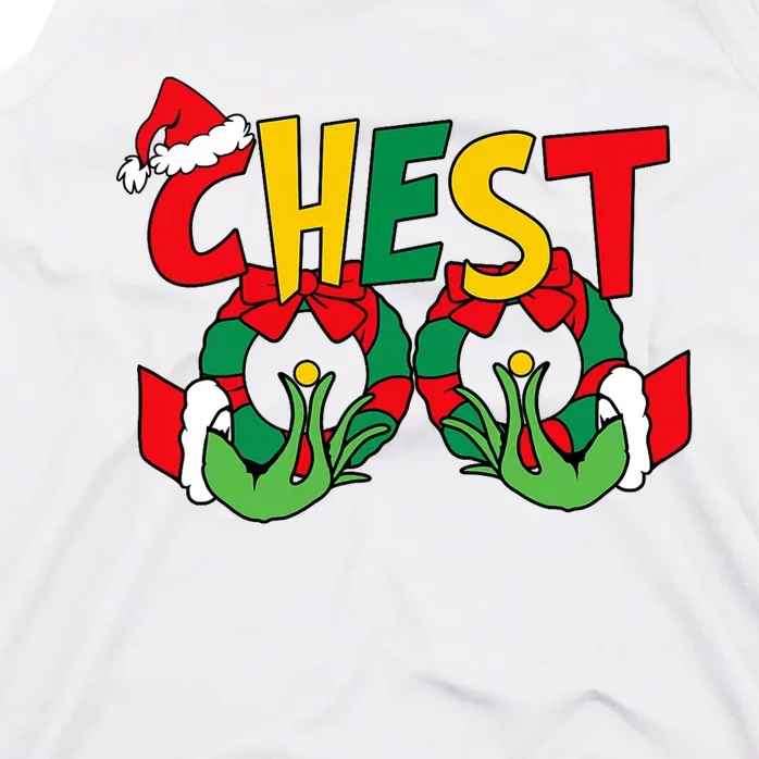 Chest Nuts Matching Chestnuts Funny Christmas Couples Nuts Tank Top