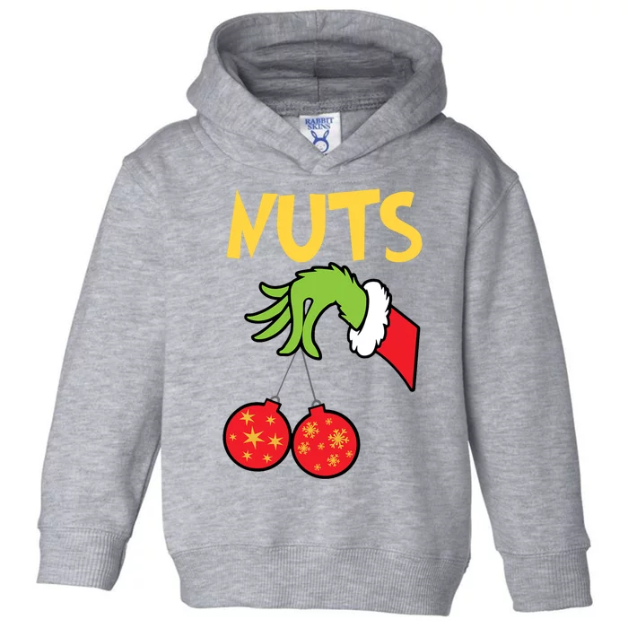 Chest Nuts Matching Chestnuts Funny Christmas Couples Nuts Toddler Hoodie