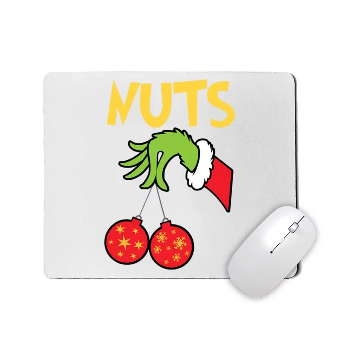 Chest Nuts Matching Chestnuts Funny Christmas Couples Nuts Mousepad