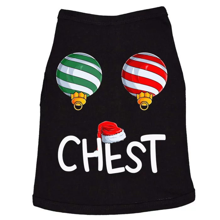 Chest Nuts Matching Funny Christmas Couples Chestnuts Chest Doggie Tank