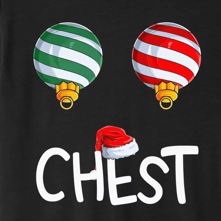 Chest Nuts Matching Funny Christmas Couples Chestnuts Chest ChromaSoft Performance T-Shirt