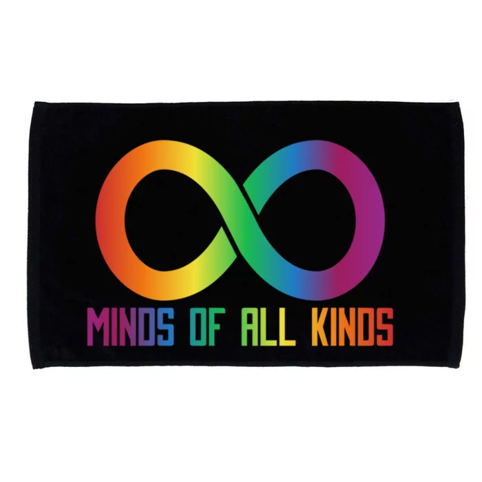 Celebrate Neurodiversity Minds Of All Kinds Gift Microfiber Hand Towel