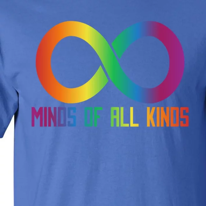 Celebrate Neurodiversity Minds Of All Kinds Gift Tall T-Shirt