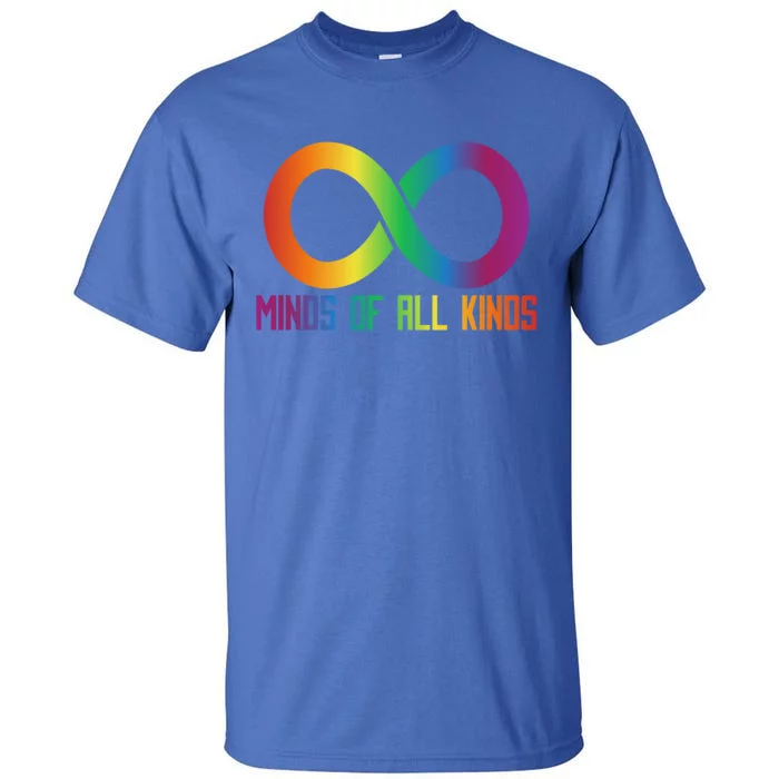 Celebrate Neurodiversity Minds Of All Kinds Gift Tall T-Shirt