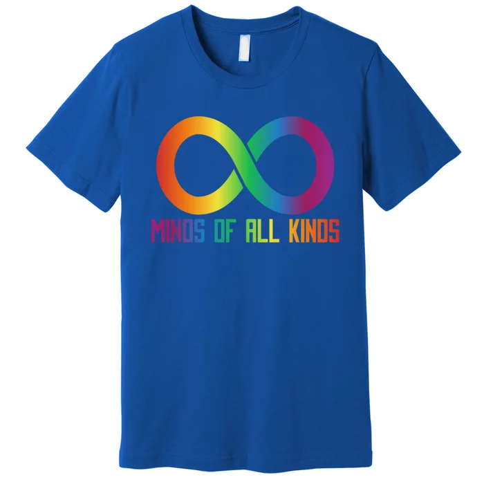 Celebrate Neurodiversity Minds Of All Kinds Gift Premium T-Shirt