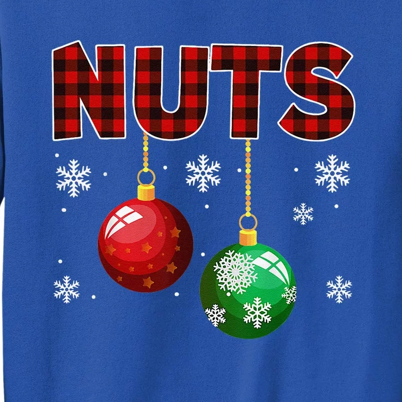 Chest Nuts Matching Chestnuts Funny Christmas Couples Nuts Gift Sweatshirt