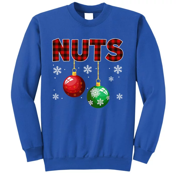 Chest Nuts Matching Chestnuts Funny Christmas Couples Nuts Gift Sweatshirt