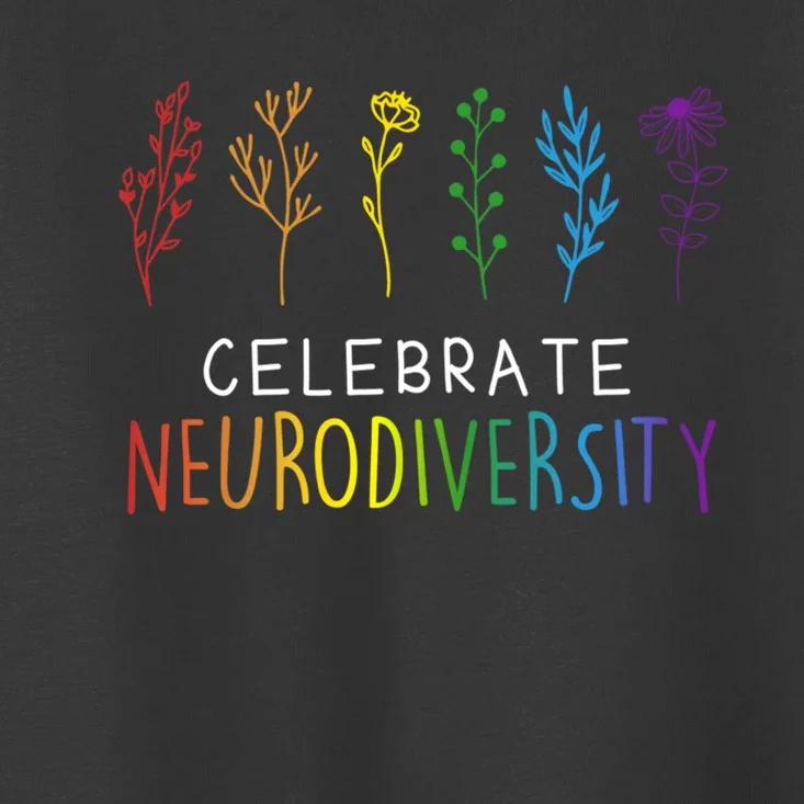 CELEBRATE NEURODIVERSITY m.e.ntal Health Autism Awareness Pullover Hoodie Toddler T-Shirt