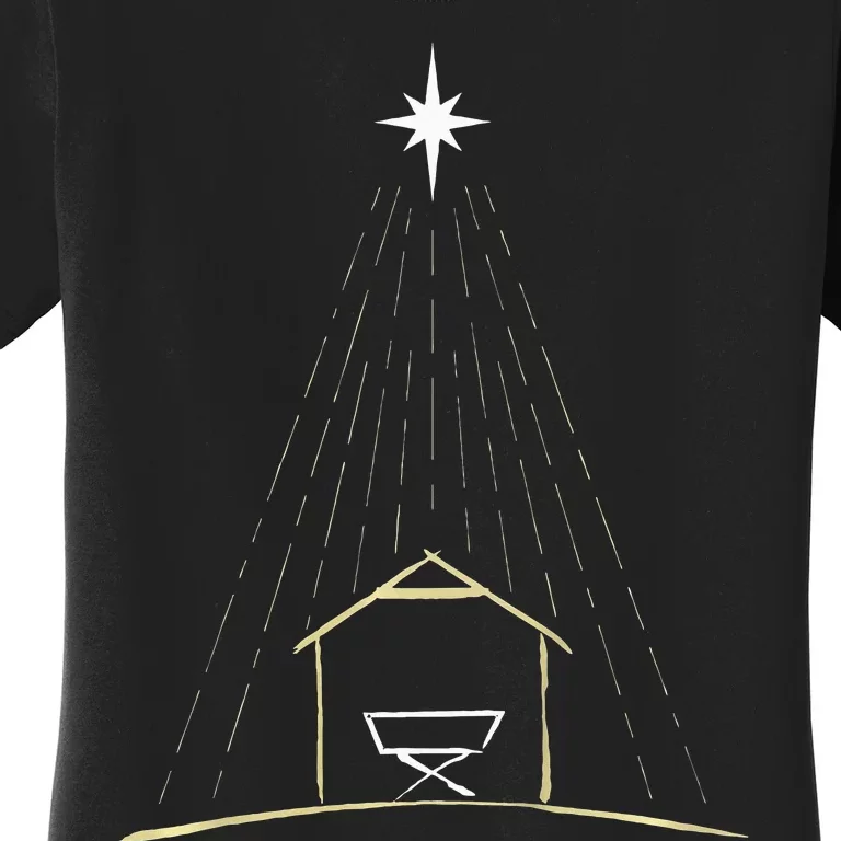 Christmas Nativity Manger Women's T-Shirt