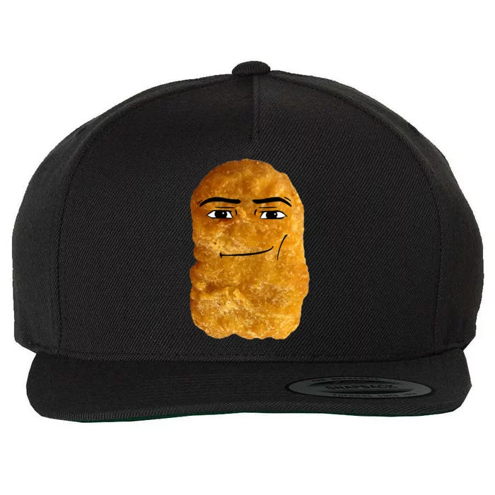 Chicken Nugget Meme Wool Snapback Cap