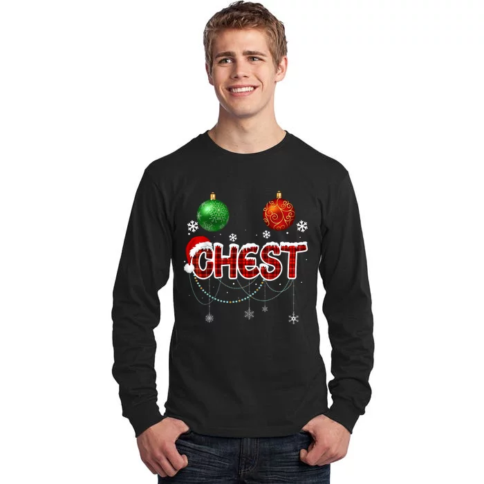 Chest Nuts Matching Chestnuts Funny Tall Long Sleeve T-Shirt