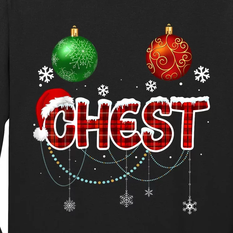 Chest Nuts Matching Chestnuts Funny Tall Long Sleeve T-Shirt