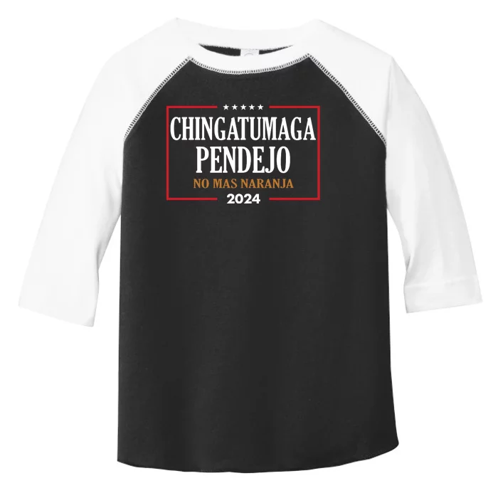 Chingatumaga No Mas Naranja 2024 Election Toddler Fine Jersey T-Shirt