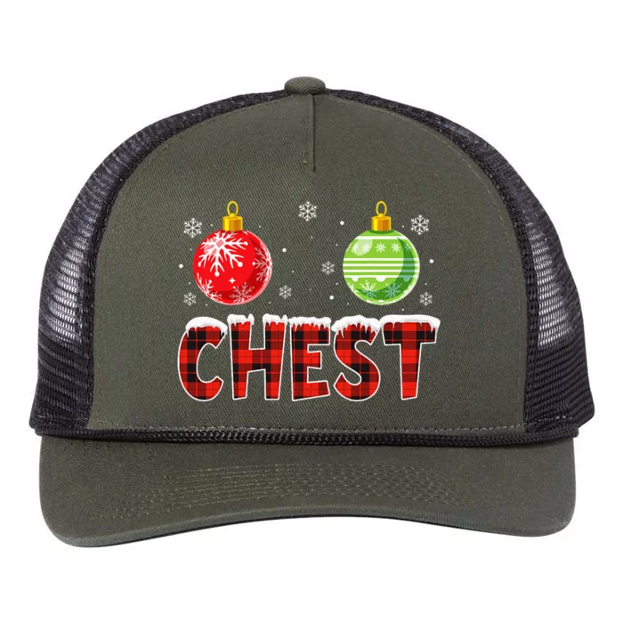 Chest Nuts Matching Chestnuts Christmas Couples Retro Rope Trucker Hat Cap