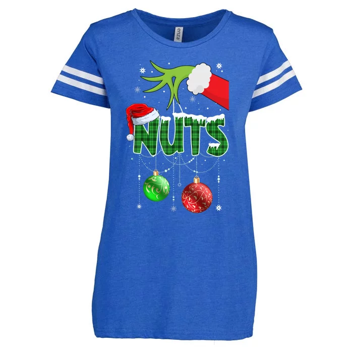 Chest Nuts Matching Chestnuts Christmas Couples Nuts Gift Enza Ladies Jersey Football T-Shirt