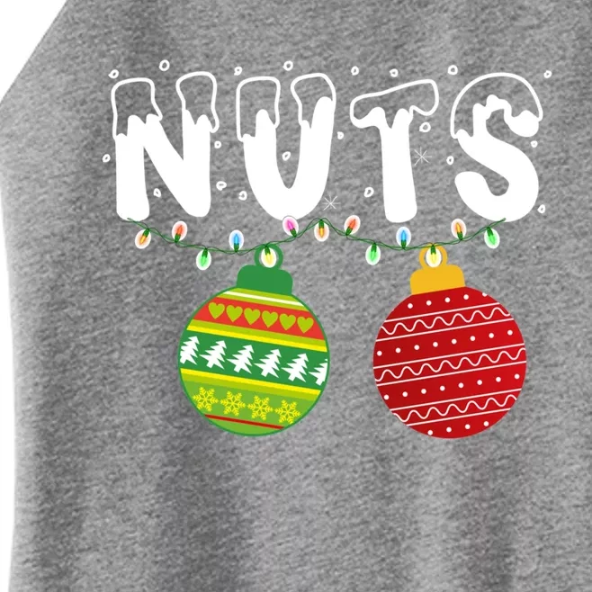 Chest Nuts Matching Chestnuts Funny Christmas Couples Nuts Great Gift Women’s Perfect Tri Rocker Tank