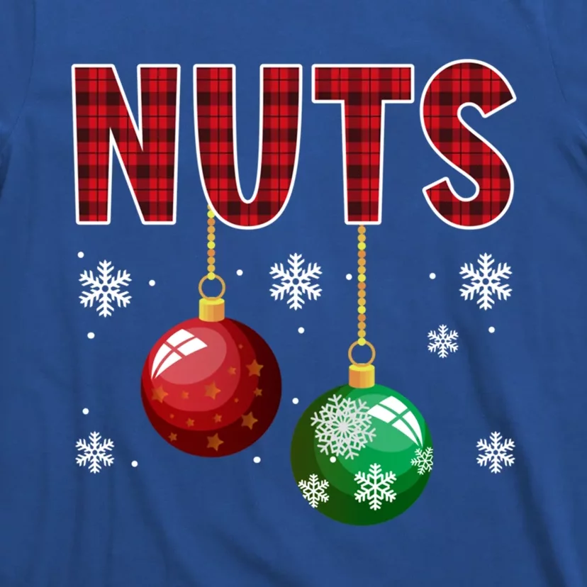 Chest Nuts Matching Chestnuts Funny Christmas Couples Xmas Meaningful Gift T-Shirt