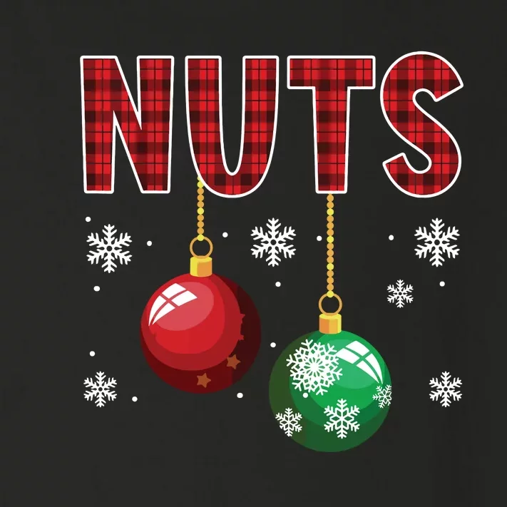 Chest Nuts Matching Chestnuts Funny Christmas Couples Nuts Toddler Long Sleeve Shirt