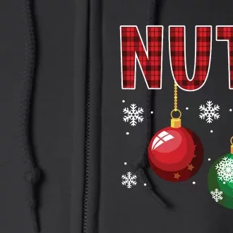 Chest Nuts Matching Chestnuts Funny Christmas Couples Nuts Full Zip Hoodie