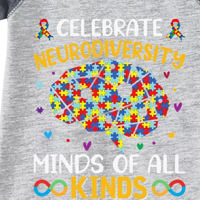 Celebrate Neurodiversity Minds Of All Kinds Infant Baby Jersey Bodysuit