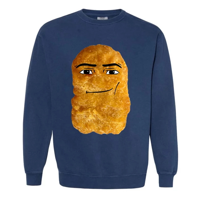 Chicken Nugget Meme Garment-Dyed Sweatshirt