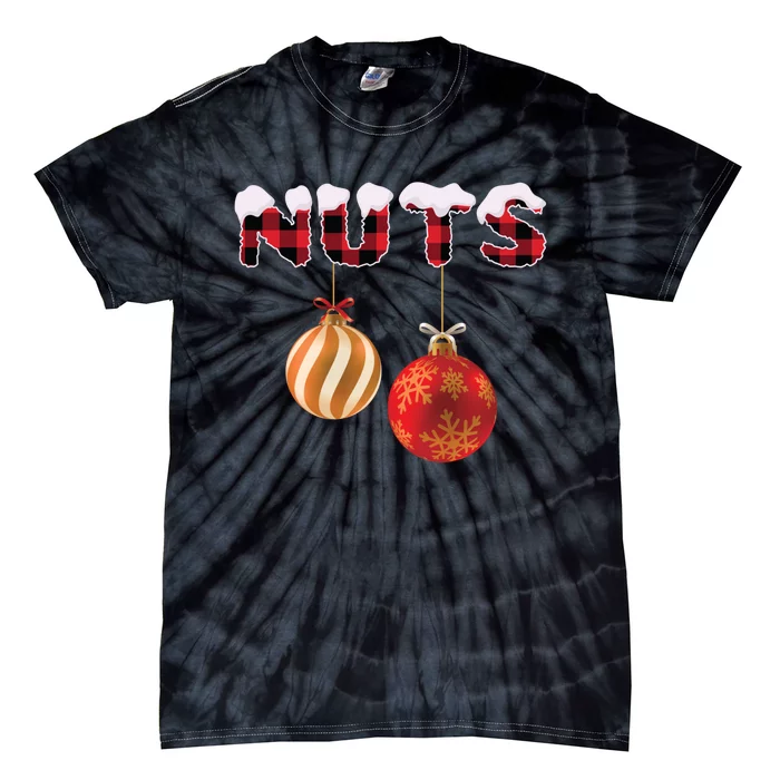 chest nuts matching chestnuts funny christmas couples nuts Tie-Dye T-Shirt