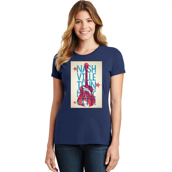 Cool Nashville Music City Women's T-Shirt