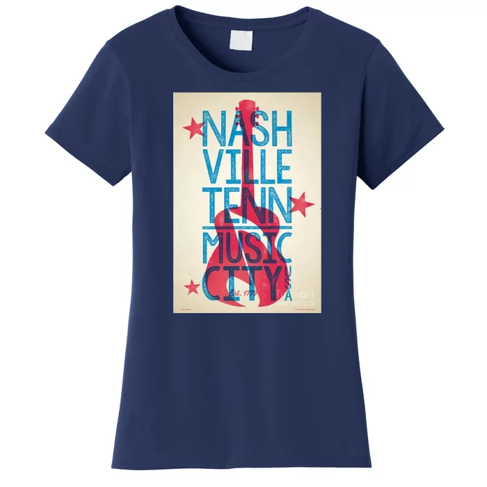 Cool Nashville Music City Women's T-Shirt