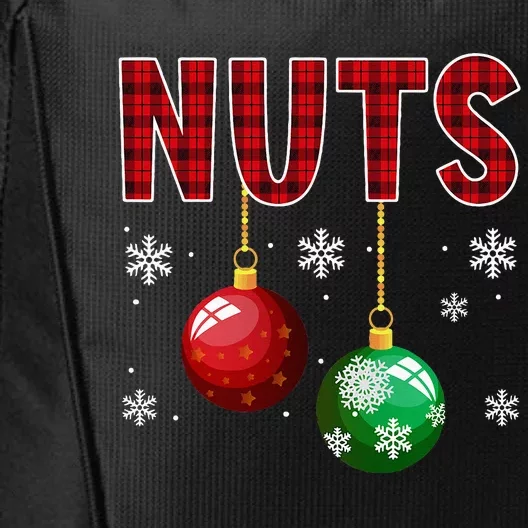 Chest Nuts Matching Chestnuts Funny Christmas Couples Nuts City Backpack