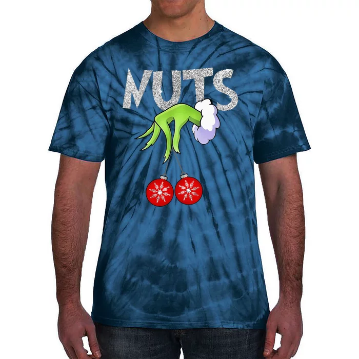 Chest Nuts Matching Chestnuts Xmas Christmas Couples Tie-Dye T-Shirt