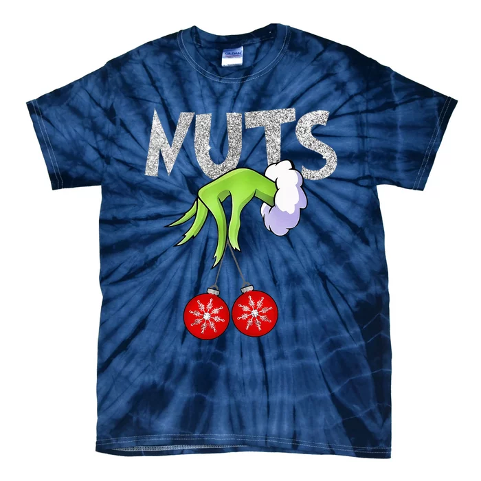 Chest Nuts Matching Chestnuts Xmas Christmas Couples Tie-Dye T-Shirt