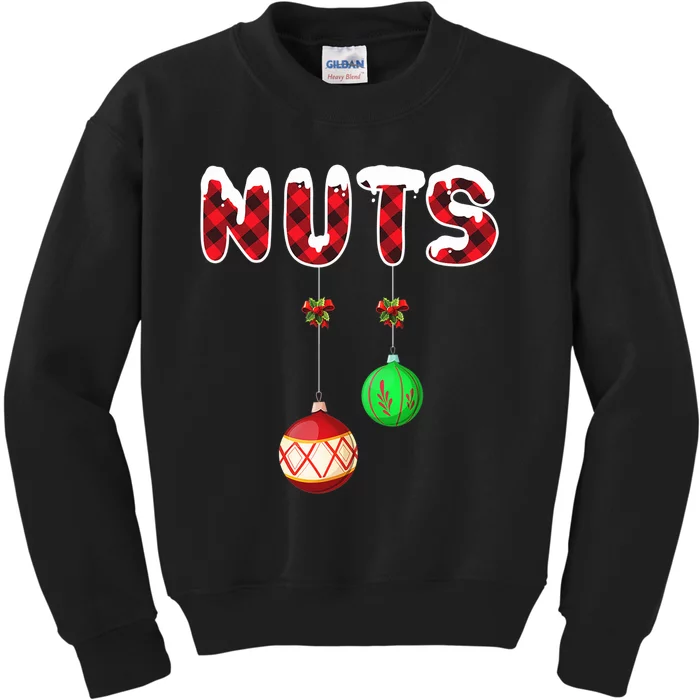 Chest Nuts Matching Christmas Pajamas For Couples Adults Kids Sweatshirt