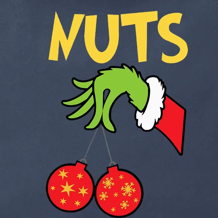 Chest Nuts Matching Chestnuts Funny Christmas Couples Nuts Zip Tote Bag